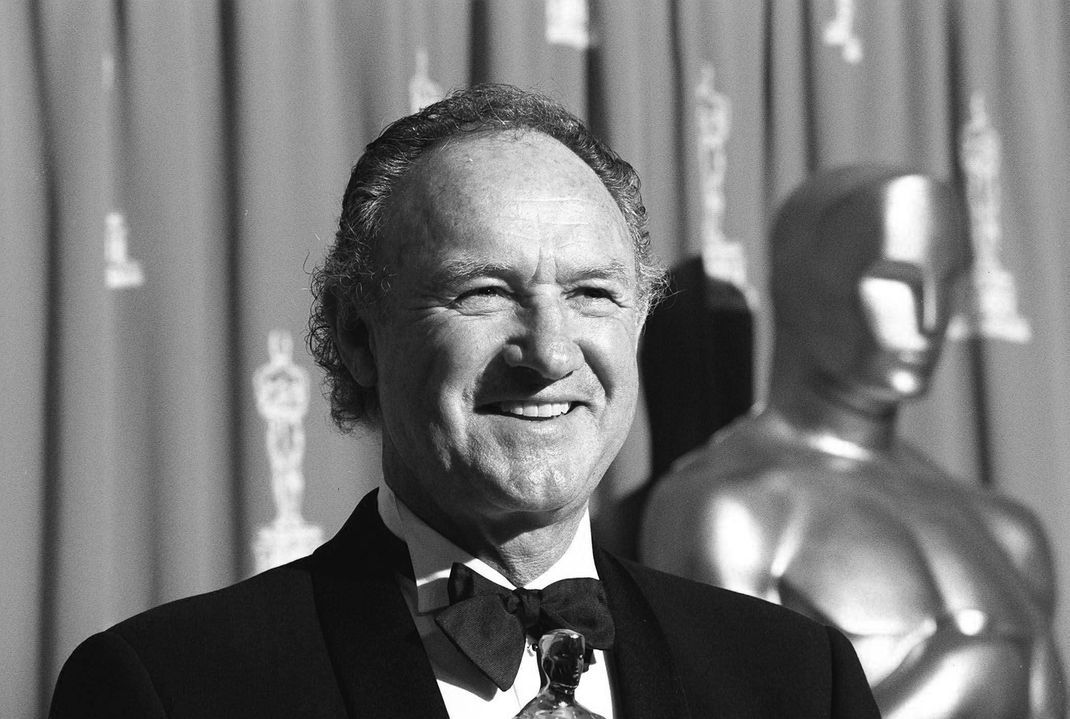 Gene Hackman nahm zweimal den Oscar mit nach Hause.