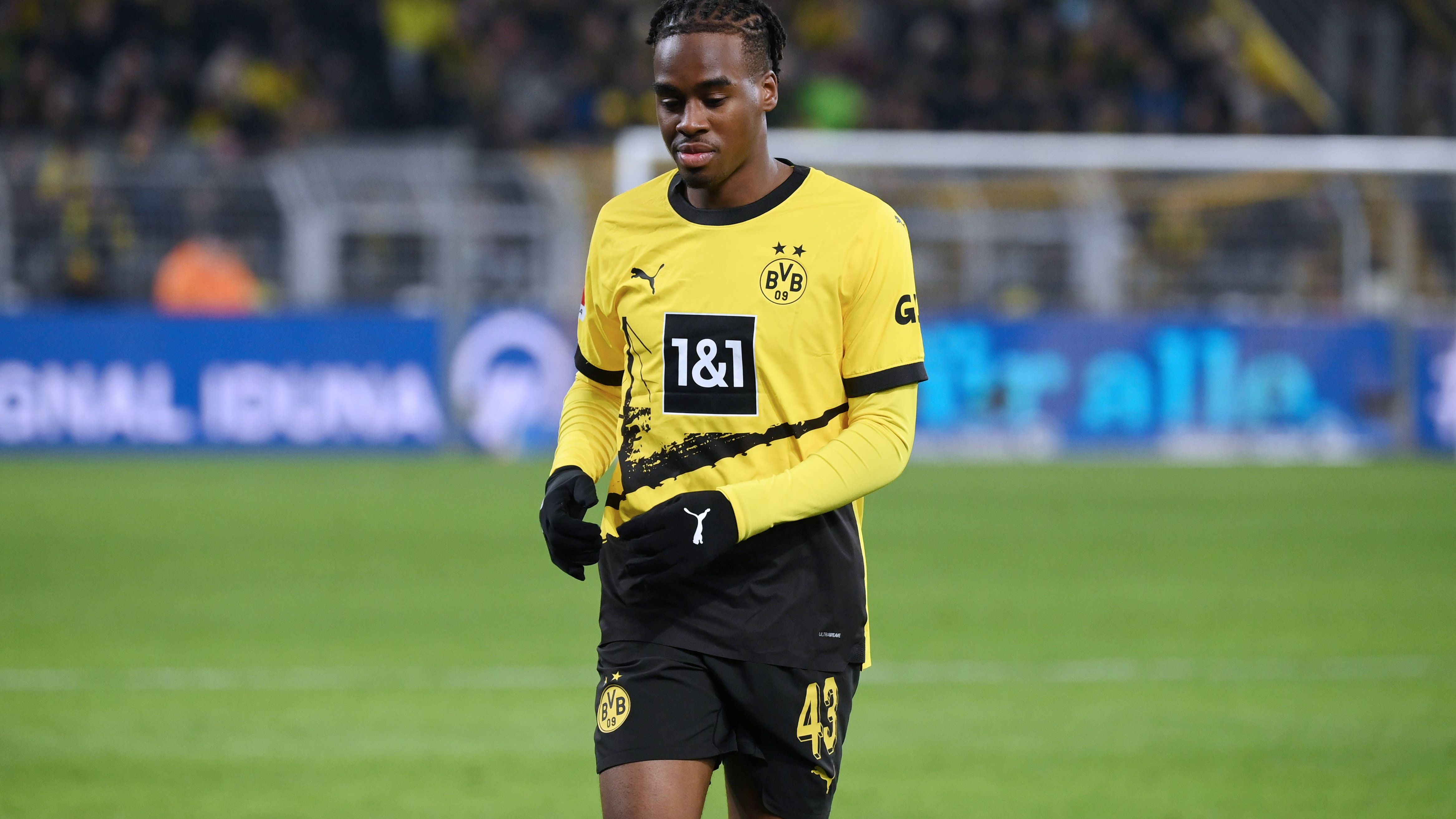 <strong>Platz 16 (geteilt):</strong> <strong>Jamie Bynoe-Gittens (Borussia Dortmund)</strong><br>Im Verein seit: 2020<br>Kaufpreis: ablösefrei<br>Aktueller Marktwert: 28 Millionen Euro<br>Wertsteigerung: 28 Millionen Euro