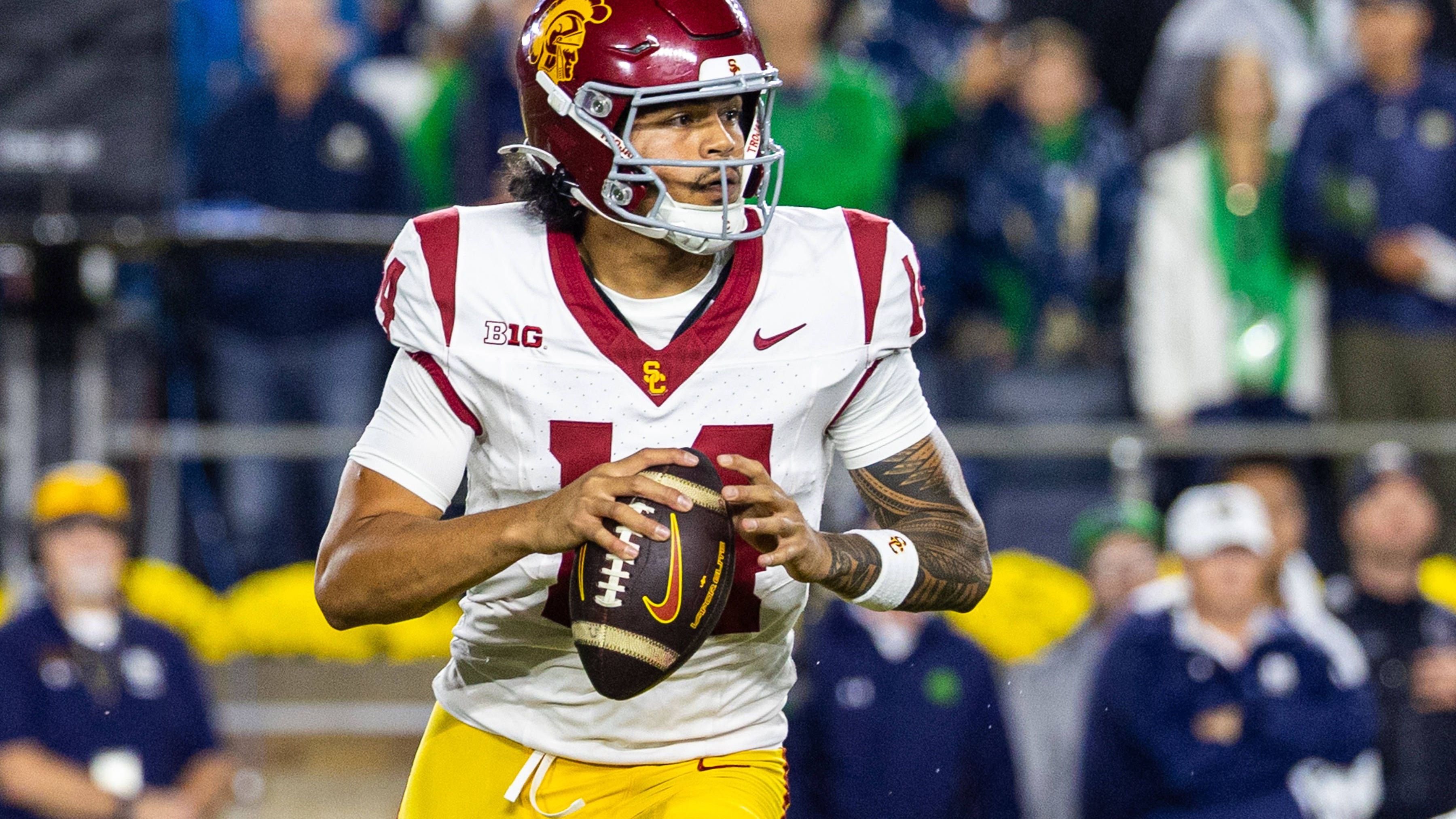 <strong>Platz 7: Jayden Maiava (USC Trojans)</strong><br>Position: Quarterback<br>Quote: +3300