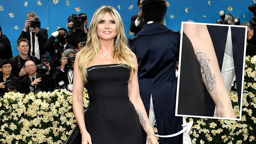 Heidi Klum überrascht auf der Met Gala 2025 mit Kleid - und Tattoo?!
