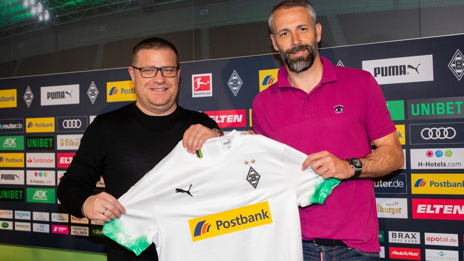 
                <strong>Tabellenführer Gladbach: Das sind die Goldgriffe von Borussia-Manager Max Eberl</strong><br>
                Borussia Mönchengladbach steht nach sieben Spieltagen an der Tabellenspitze der Bundesliga. Das hat zu einem großen Teil mit einer gelungenen Personalpolitik von Manager Max Eberl (li.) zu tun. ran.de zeigt, bei welchen Neuzugängen (und einigen bereits länger in Gladbach spielenden Profis) Eberl ein richtig goldenes Händchen bewies.
              