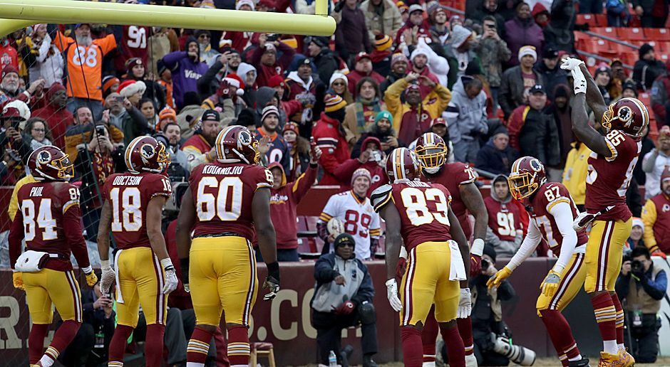 
                <strong>Platz 14: Washington Redskins (NFC East)</strong><br>
                50,39 Prozent (129 Siege - 127 Niederlagen)sieben Spiele gegen Playoff-Teilnehmer der Saison 20171. Spieltag: @ Cardinals
              