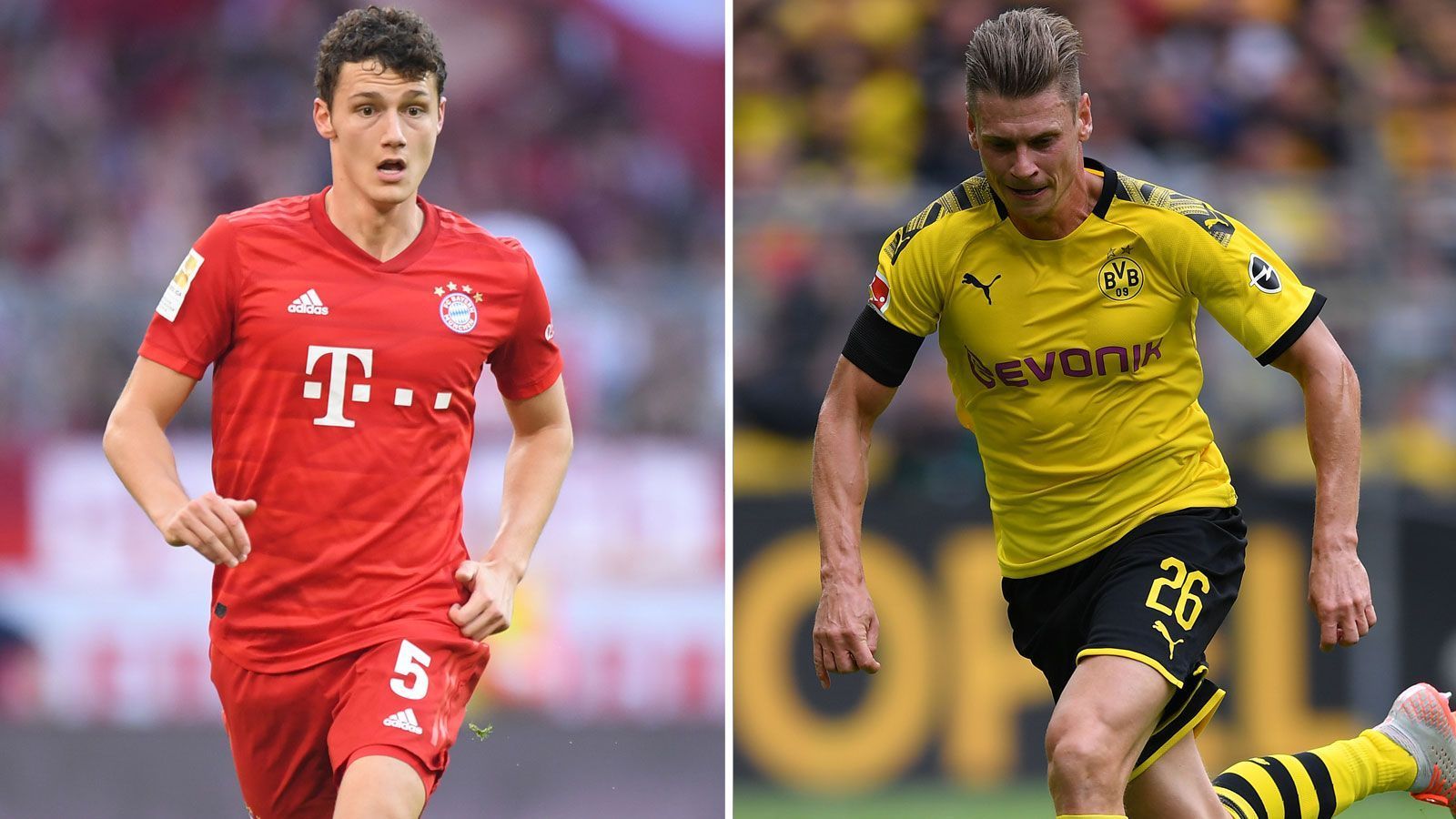 
                <strong>Rechte Außenverteidigung: Benjamin Pavard vs. Lukas Piszczek</strong><br>
                Pavard (l.) verkörpert eine der seltenen Konstanten beim FC Bayern. Er spielt zwar nicht konstant gut, aber er spielt. In den bisherigen Pflichtspielen kam er nur in der ersten Pokalrunde nicht zum Einsatz. Piszczek hingegen war in den vergangenen sieben Partien auch wegen eines Muskelfaserrisses nur zwei Mal über 90 Minuten dabei. Zwar erhält Pavard mehr Spielzeit, seine Leistungen lassen aber nicht mehr als ein Unentschieden zu: 2:1.
              