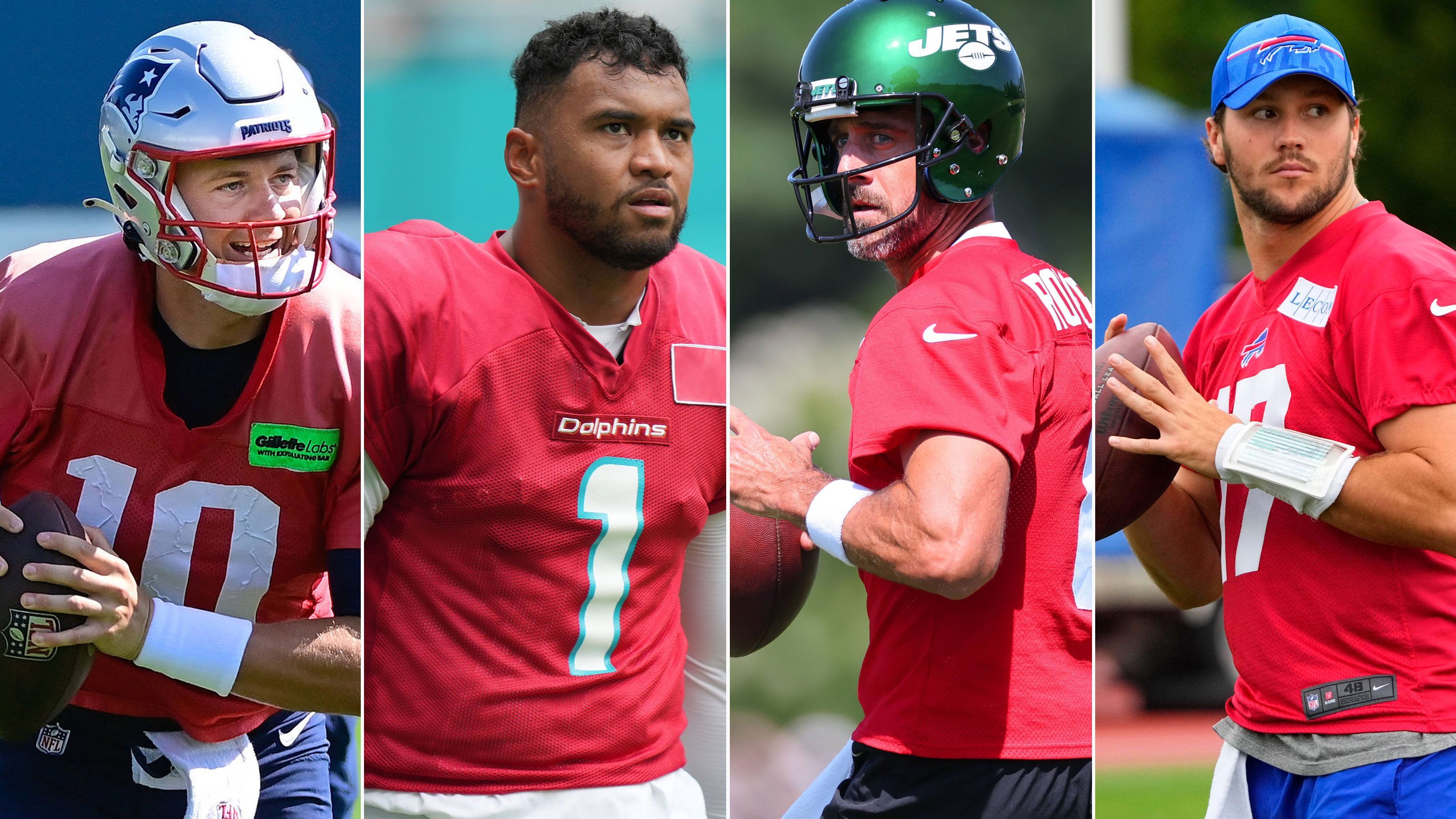 <strong>AFC East<br></strong>Die AFC East dürfte dieses Jahr besonders interessant sein. Mit den Buffalo Bills, den Miami Dolphins, den New England Patriots und den New York Jets mit Aaron Rodgers machen sich alle vier Teams Hoffnungen auf den Sieg. Im vergangenen Jahr konnten die Bills die Division für sich entscheiden.&nbsp; Auch in diesem Jahr haben die Bills die besten Chancen auf den Sieg: