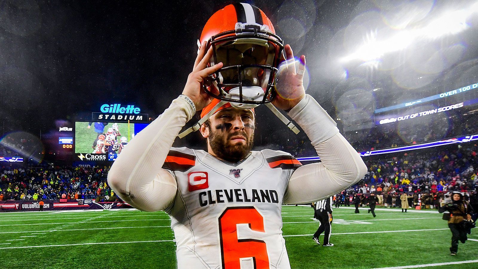 <strong>Cleveland Browns - 25. Oktober 2020</strong><br>Baker Mayfield beim 37:34-Sieg gegen die Cincinnati Bengals, 5 Touchdowns