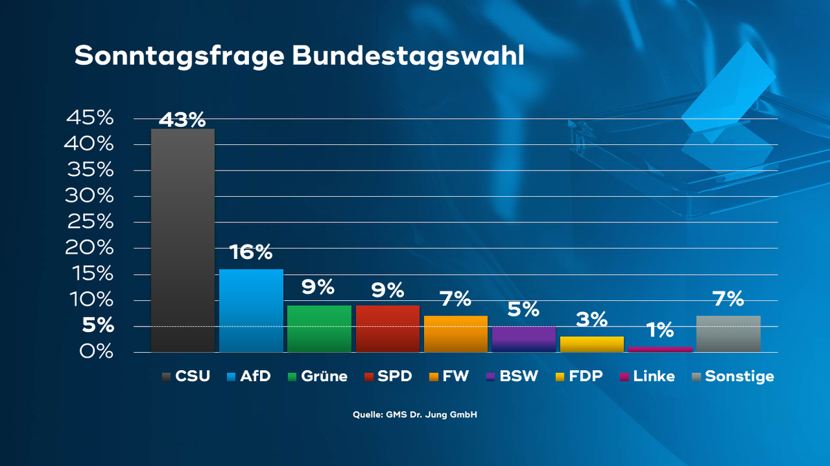 Wählercheck November 2024 - Sonntagsfrage