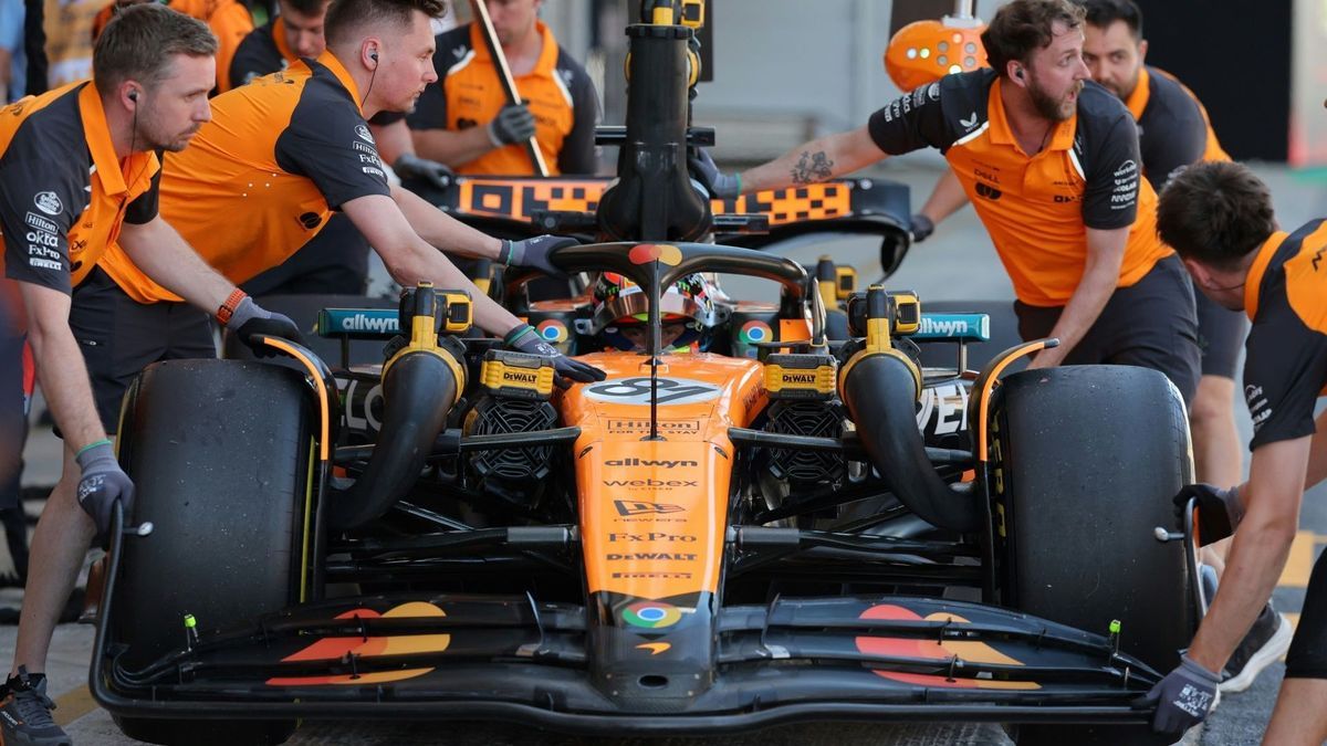 Piastri gibt im Training das Tempo vor