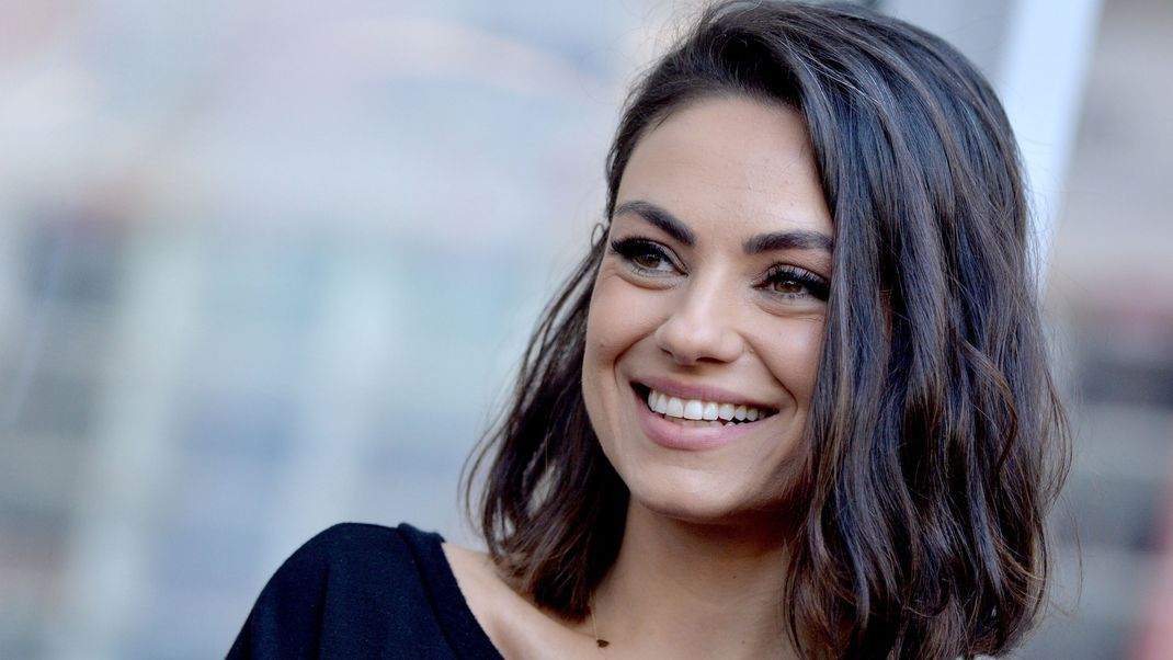 Mila Kunis betont gerne ihre großen Kulleraugen.