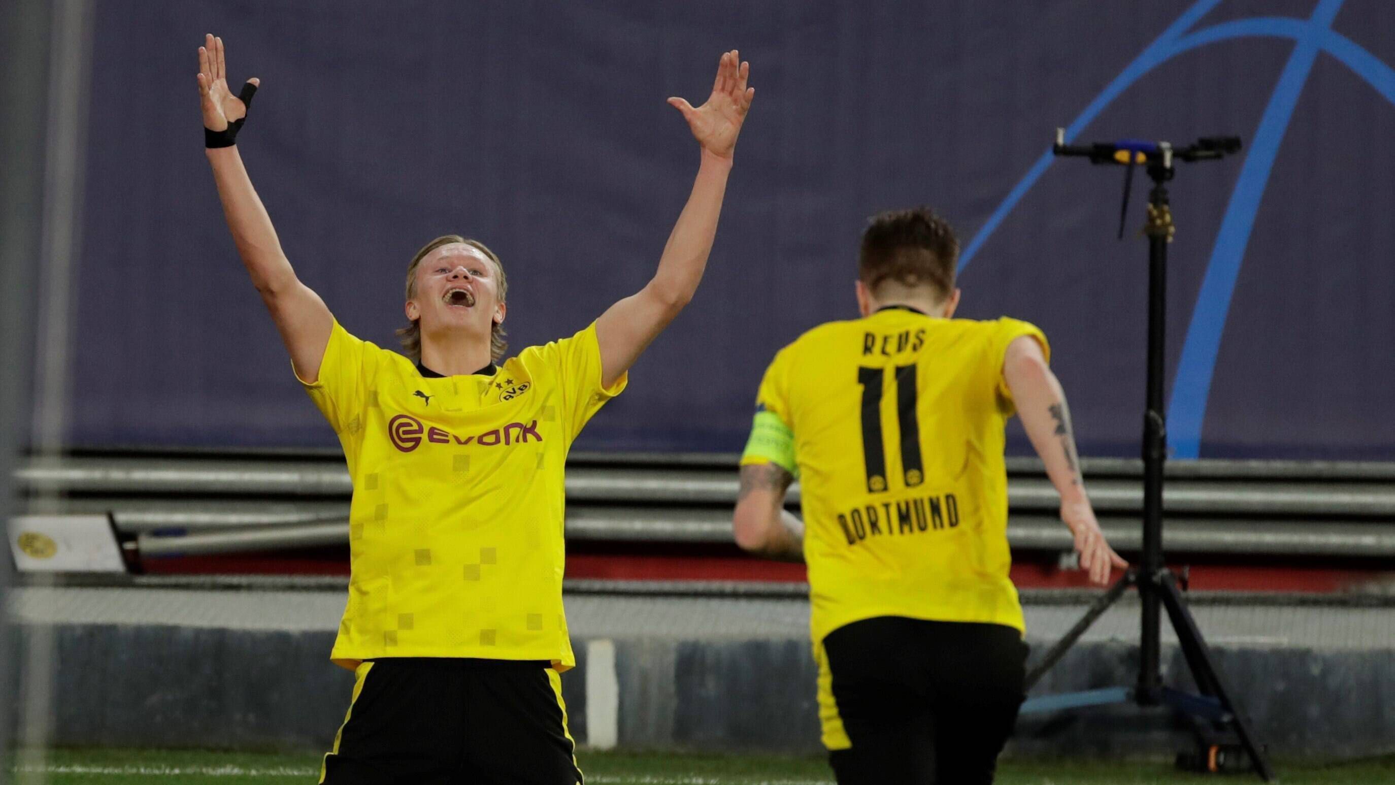 
                <strong>Die BVB-Stars in der Einzelkritik</strong><br>
                Borussia Dortmund macht einen großen Schritt Richtung Champions-League-Viertelfinale. Trotz eines frühen 0:1-Rückstandes gewinnt der BVB im Hinspiel beim FC Sevilla mit 3:2. ran.de bewertet die Leistungen der Dortmunder.  
              