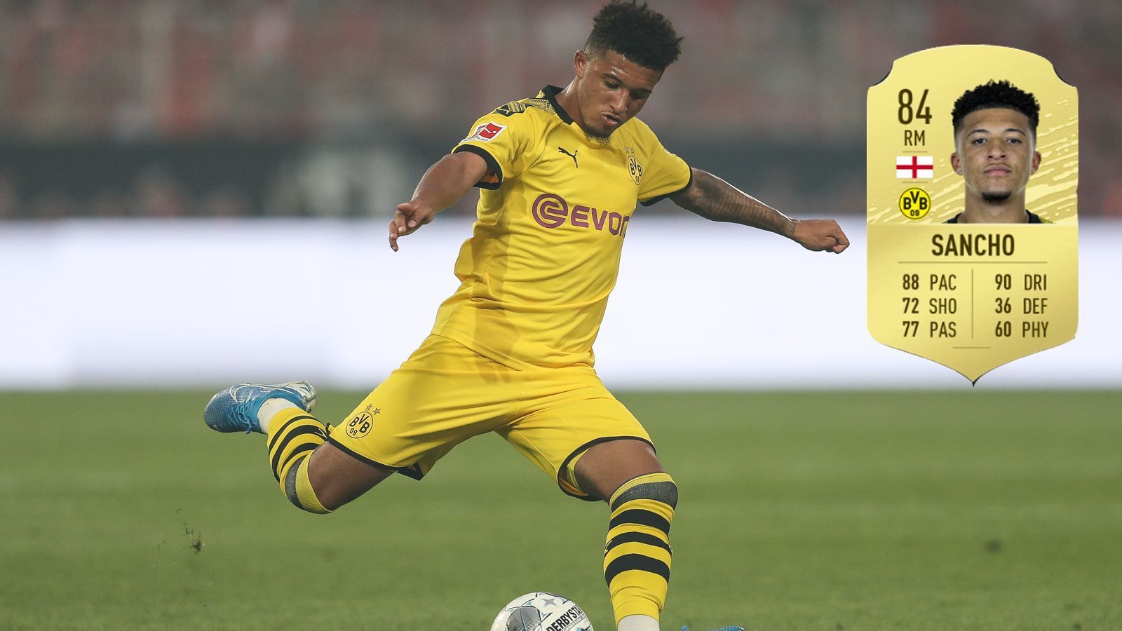 
                <strong>2. Jadon Sancho (Borussia Dortmund)</strong><br>
                84 GES | Steigerung um +12
              