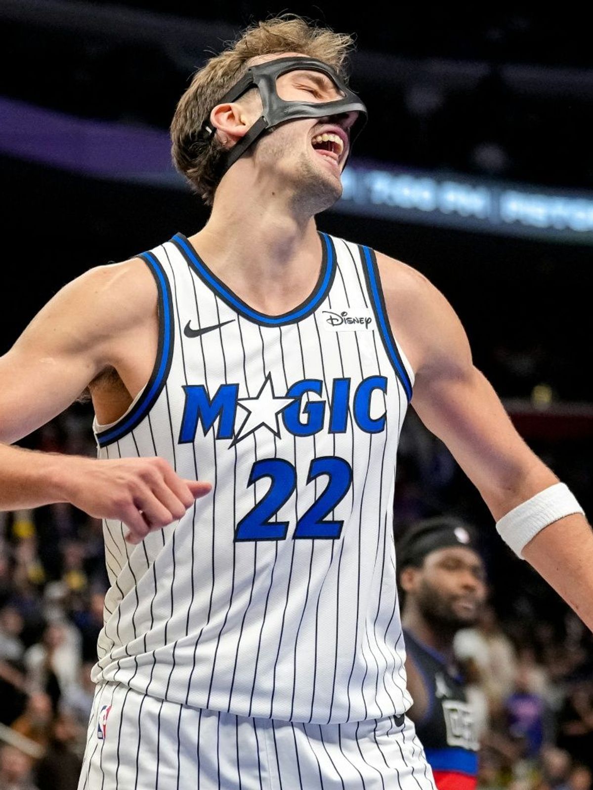 Erfolg in Detroit: Franz Wagner holt zum Jubel aus