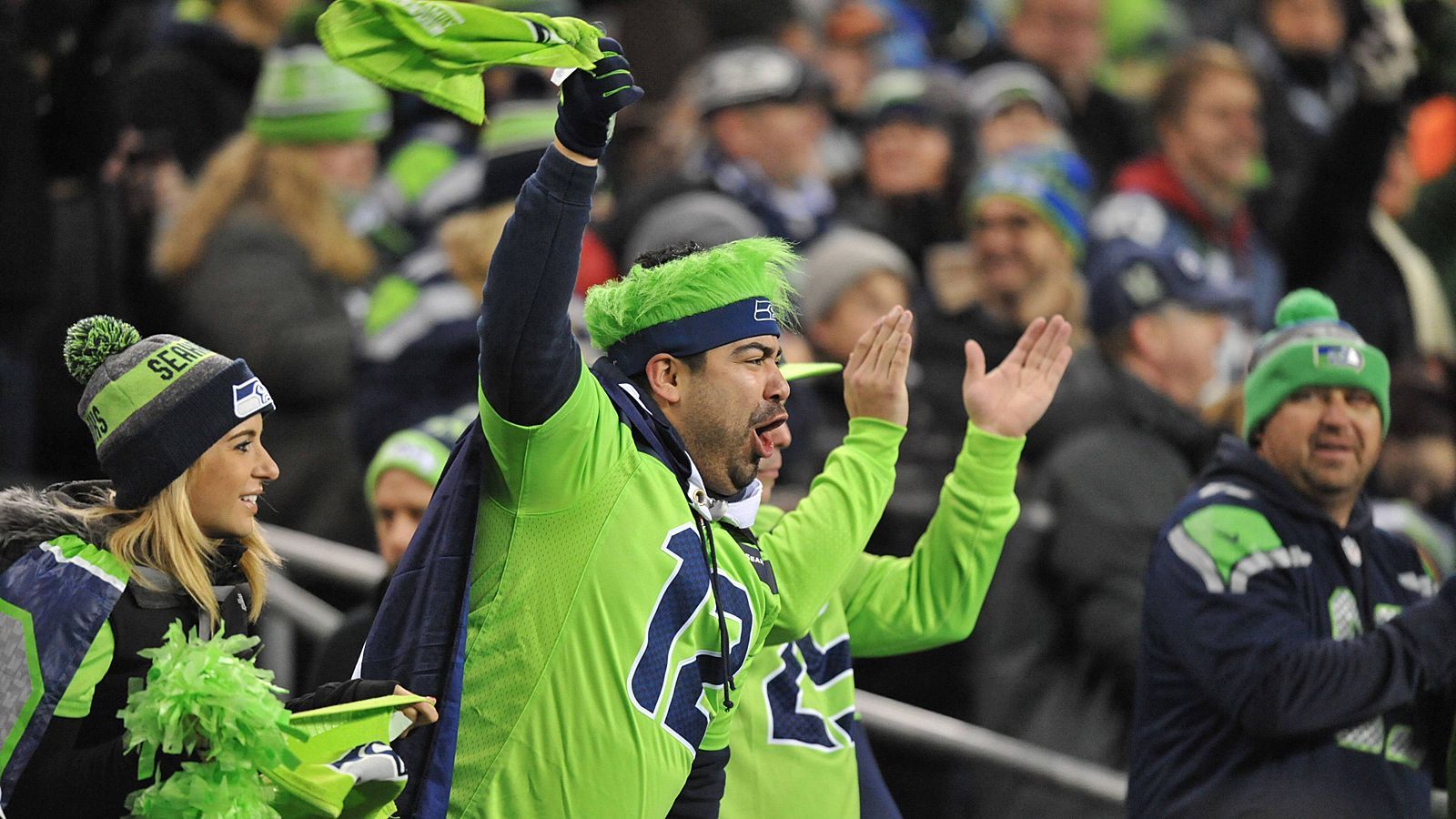 
                <strong>10 Gründe, die Seahawks zu lieben</strong><br>
                Die Seattle Seahawks polarisieren: Entweder man liebt sie, oder man hasst sie. ran.de nennt zehn Gründe, warum der Super-Bowl-Sieger von 2014 ein Team zum Verlieben ist.
              