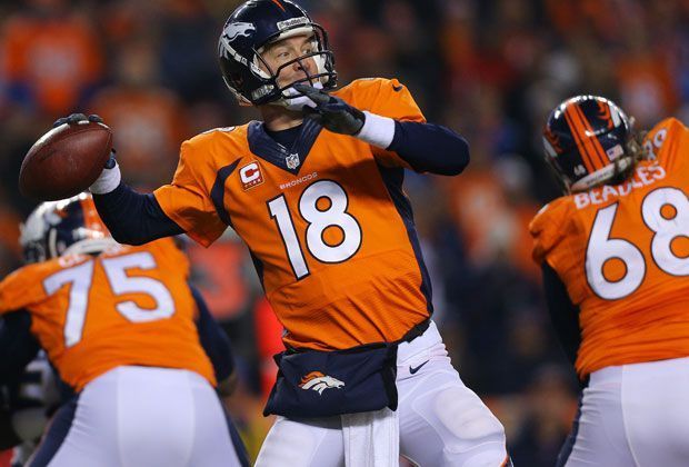 
                <strong>Quarterback Denver Broncos: Peyton Manning</strong><br>
                Mit Peyton Manning haben die Broncos das Nonplusultra im Quarterback-Bereich in ihren Reihen. Lässt man dem 37-Jährigen Raum und Zeit, kommt das jede Defense teuer zu stehen. Manning gilt als Favorit auf den Titel des MVP.
              
