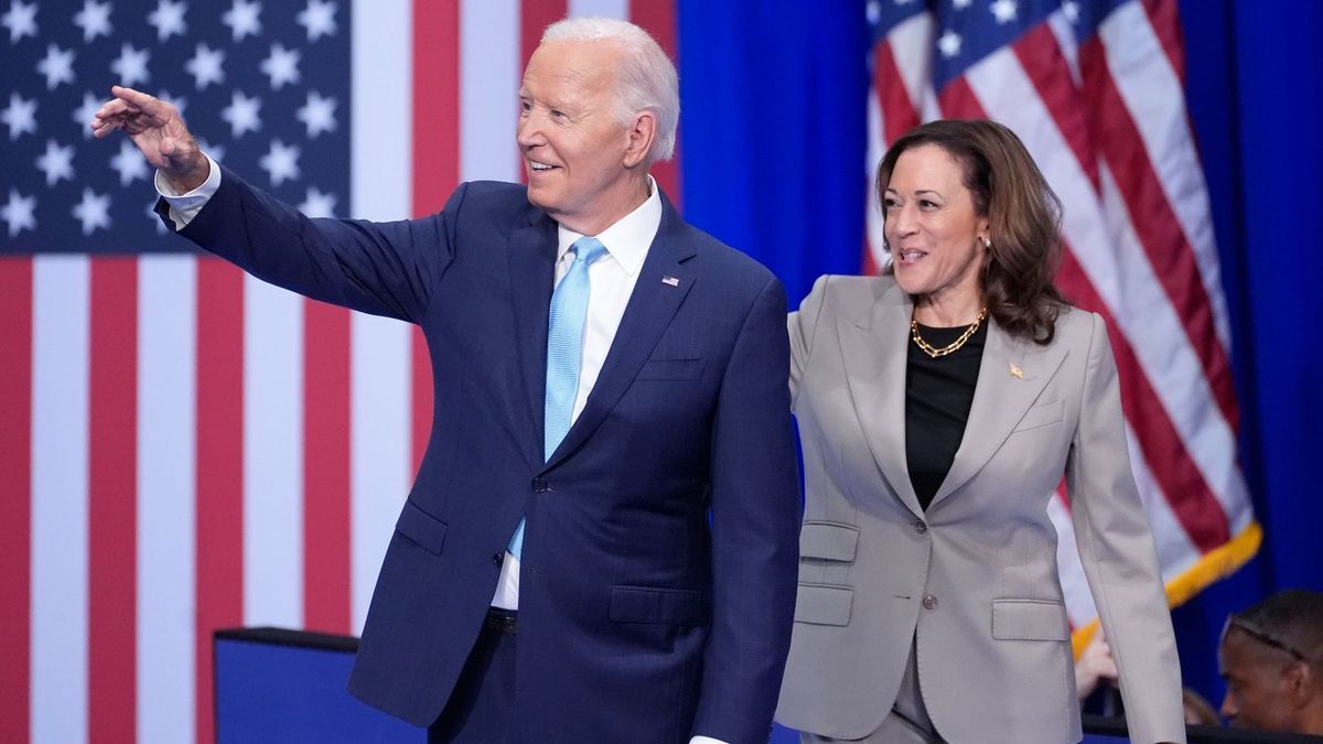 Wahlkampf in den USA - Biden und Harris in Maryland