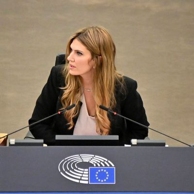 Eva Kaili bei einer Plenartagung des EU-Parlaments