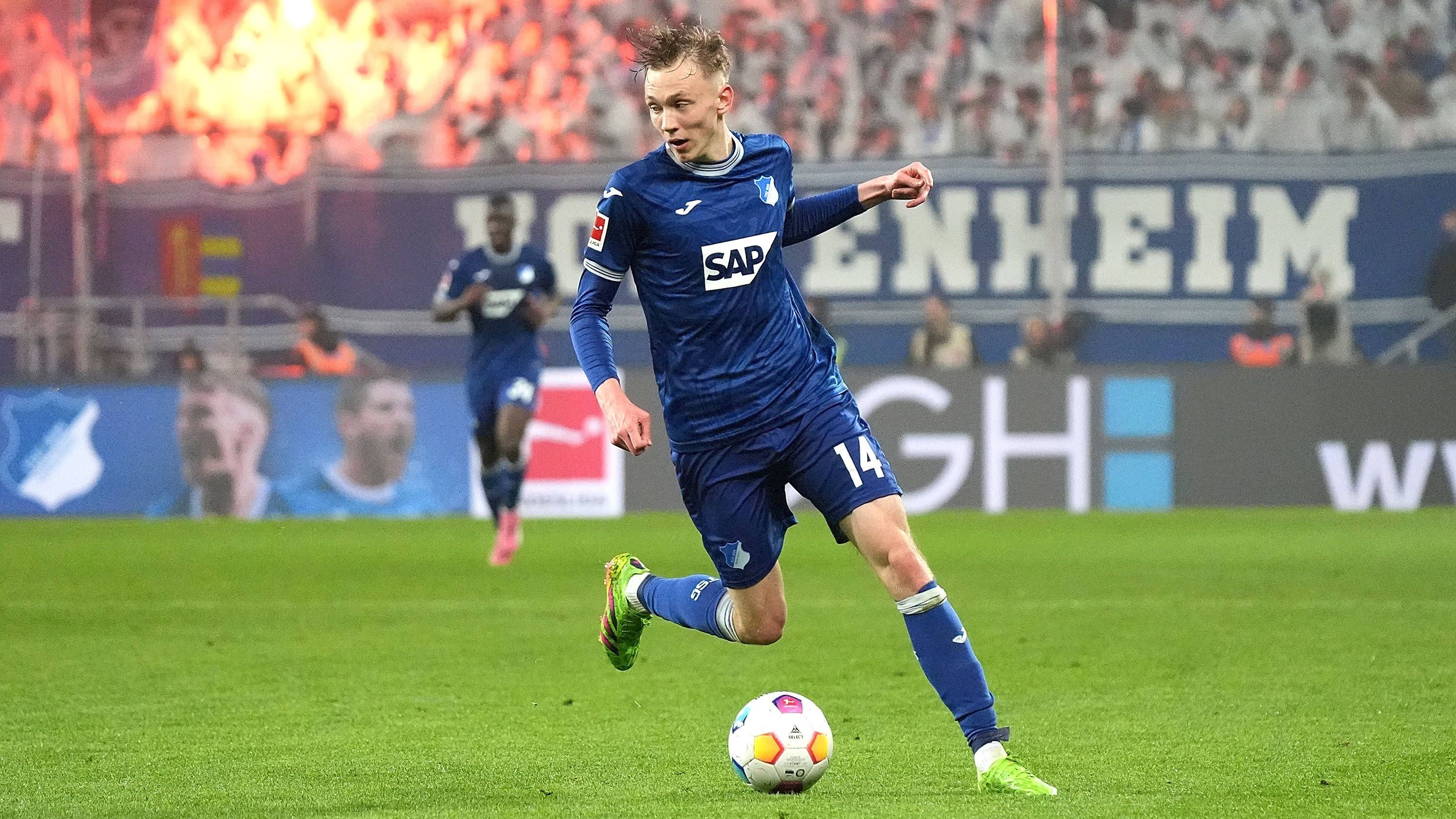 <strong>Platz 2: Maximilian Beier&nbsp;</strong><br>Verein: TSG Hoffenheim<br>Marktwertentwicklung: +12 Millionen Euro (+100%)<br>Aktueller Marktwert:&nbsp; 24 Millionen Euro