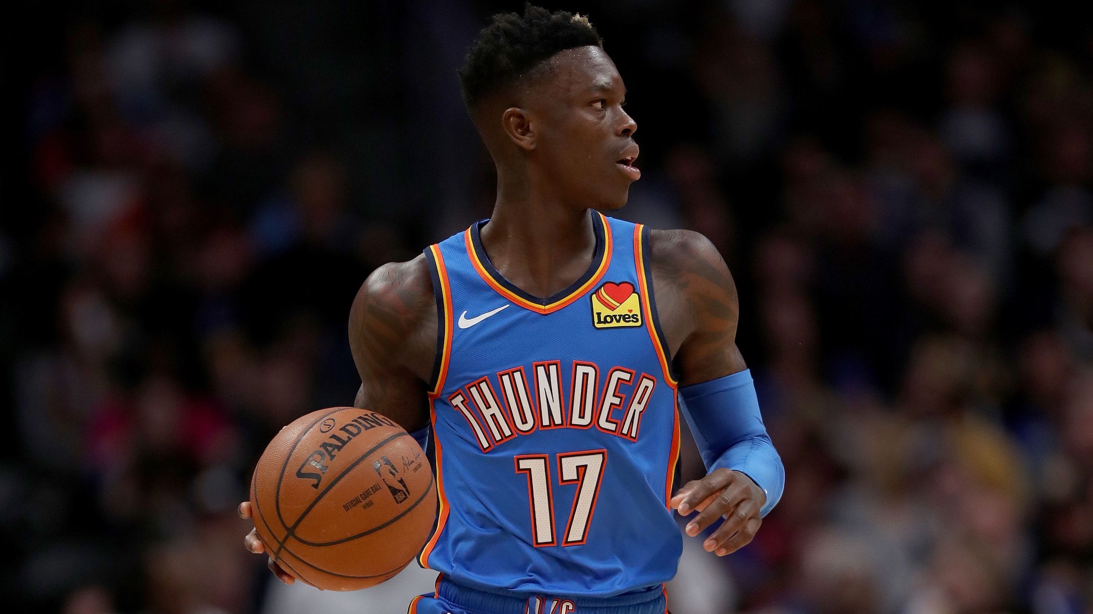 <strong>Oklahoma City Thunder (2018-2020)</strong><br>Im Sommer 2018 ging es für Schröder in einem Drei-Team-Trade zu den Oklahoma City Thunder, bei denen Russell Westbrook und Paul George spielten. Schröder erklärte seinen Wechsel damals wie folgt: "Oklahoma ist dafür bekannt, in die Playoffs zu kommen. Ich kann nichts versprechen, aber wir wollen auf jeden Fall oben mitmischen."