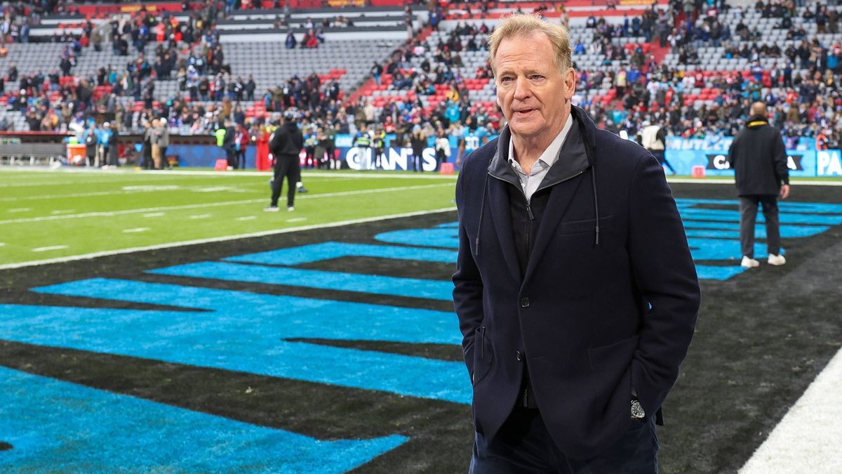 Commissioner NFL, American Football Herren, USA Roger Goodell, New York Giants vs. Carolina Panthers, Football, NFL, 10.11.2024 Muenchen Bayern Deutschland Copyright: xkolbert-press ChristianxKolbertx