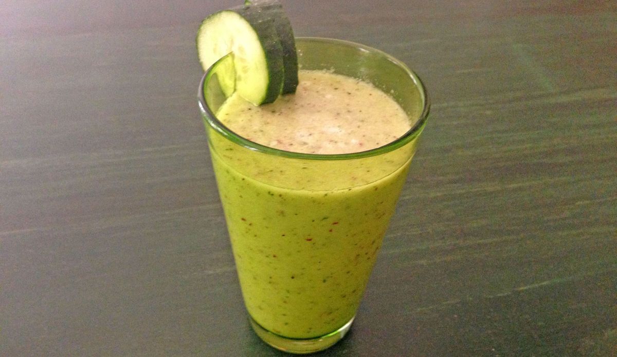 Gurken-Smoothie-optimiert