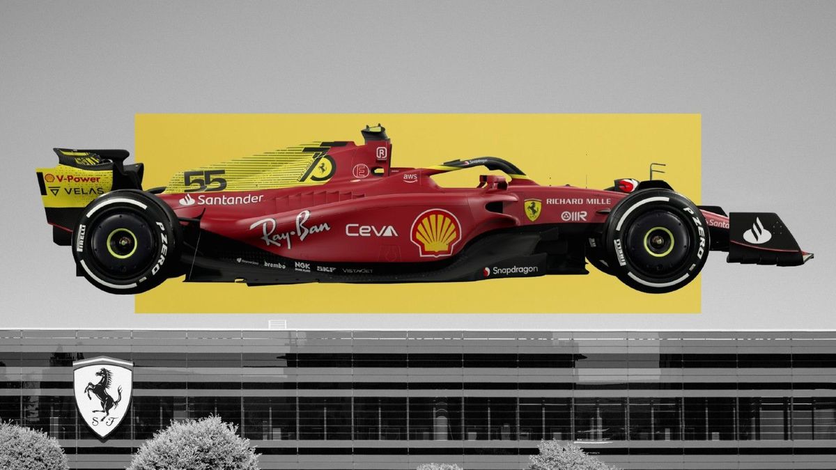 So sieht der rot-gelbe Ferrari für das Jubiläumsrennen in Monza aus