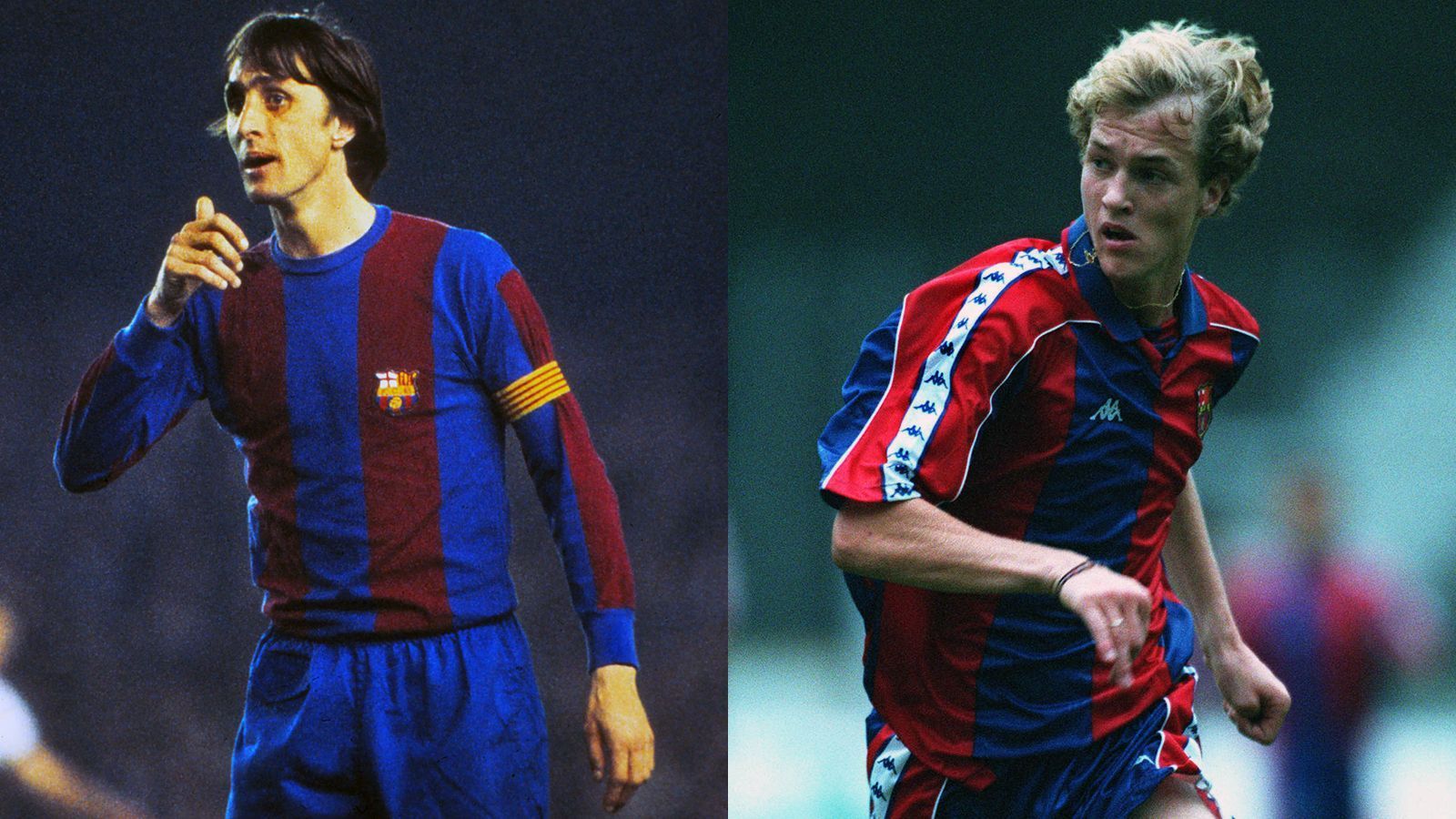 
                <strong>Johan und Jordi Cruyff (FC Barcelona)</strong><br>
                Der Name Cruyff steht beim FC Barcelona bis heute nicht nur für eine große Ära als Spieler und Trainer, sondern auch für die erfolgreiche Gesamtausrichtung des Klubs. Während der mittlerweile verstorbene Johan Cruyff allerdings sowohl als Spieler als auch Trainer ein Weltstar war, konnte Sohn Jordi diese Fußstapfen nicht ganz ausfüllen. Der Niederländer brachte es bei den Barca-Profis nur auf knapp über 50 Einsätze, auch später bei Manchester United blieb ihm der große Durchbruch verwehrt. Heute ist der 48-Jährige wieder in Diensten von Barca, arbeitet als sogenannter Global Sports Director. Auch als Trainer versuchte sich Jordi schon, hatte Stationen in Israel, auf Zypern, in China und coachte zudem die Nationalmannschaft Ecuadors. 
              