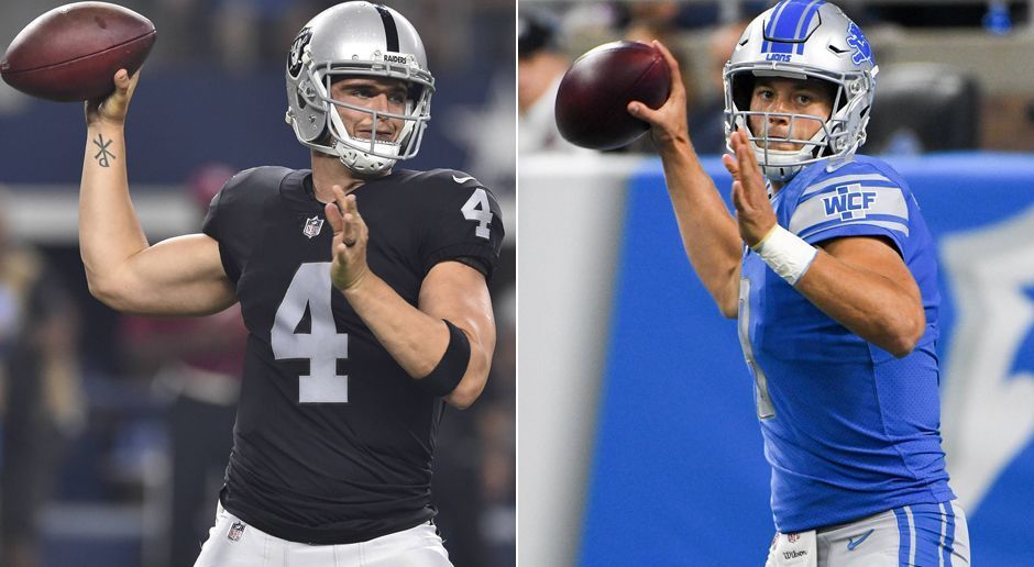 
                <strong>Gewinner: Die neuen Großverdiener</strong><br>
                In der Offseason wurden Derek Carr und Matt Stafford von ihren Teams mit neuen Verträgen ausgestattet und avancierten so zu den beiden Topverdienern der NFL. Zumindest in Week 1 haben sich die Investments ihrer Teams gelohnt: Carr legte nach seinem Wadenbeinbruch ein starkes Comeback hin (262 Yards, 2 Touchdowns, Passer Rating 114,3), Stafford schüttelte gegen die Cardinals vier Touchdown-Pässe aus dem Ärmel. 
              