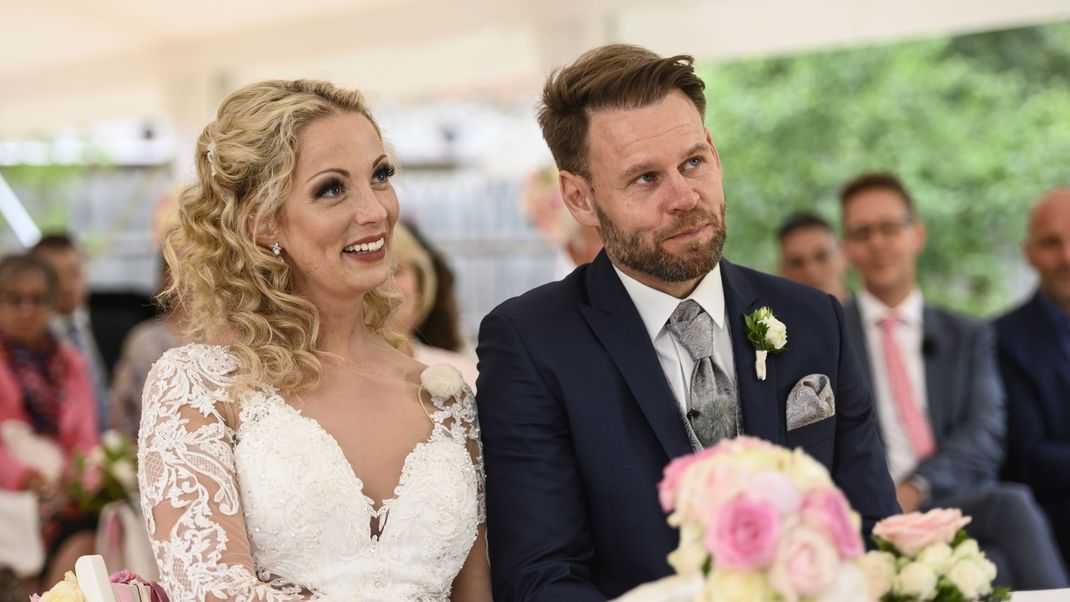 Cindy und Alexander bei ihrer Hochzeit in Staffel 6 von "Hochzeit auf den ersten Blick".