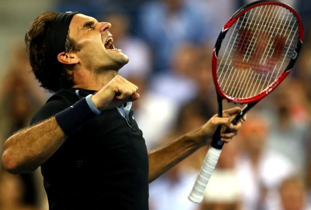 
                <strong>Nervenspiel</strong><br>
                Nach 3:20 Stunden zieht Federer in sein neuntes Halbfinale in Flushing Meadows ein. Er ist damit der älteste Profi in einem Semifinale der US Open seit Andre Agassi im Jahr 2005. ran.de zeigt euch weitere Impressionen aus New York.
              