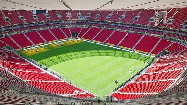 
                <strong>Brasilia: Estadio Nacional de Brasilia</strong><br>
                Neubau. Kapazität: 68.009
              