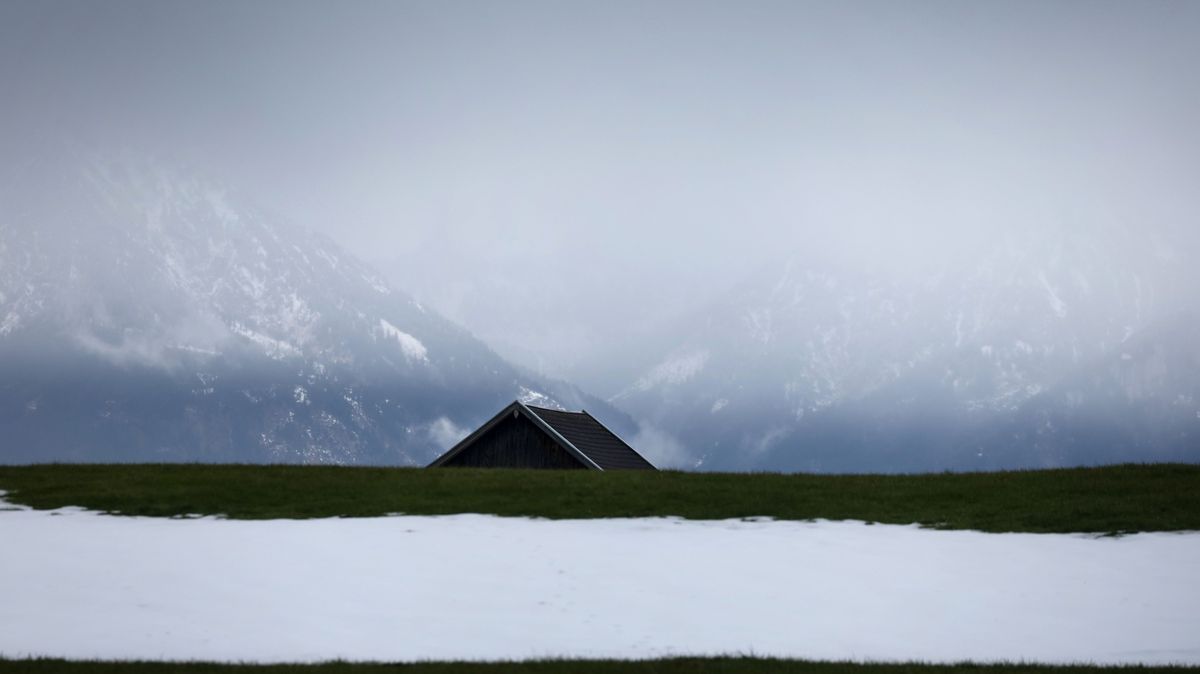 Trübes Wetter in Bayern.