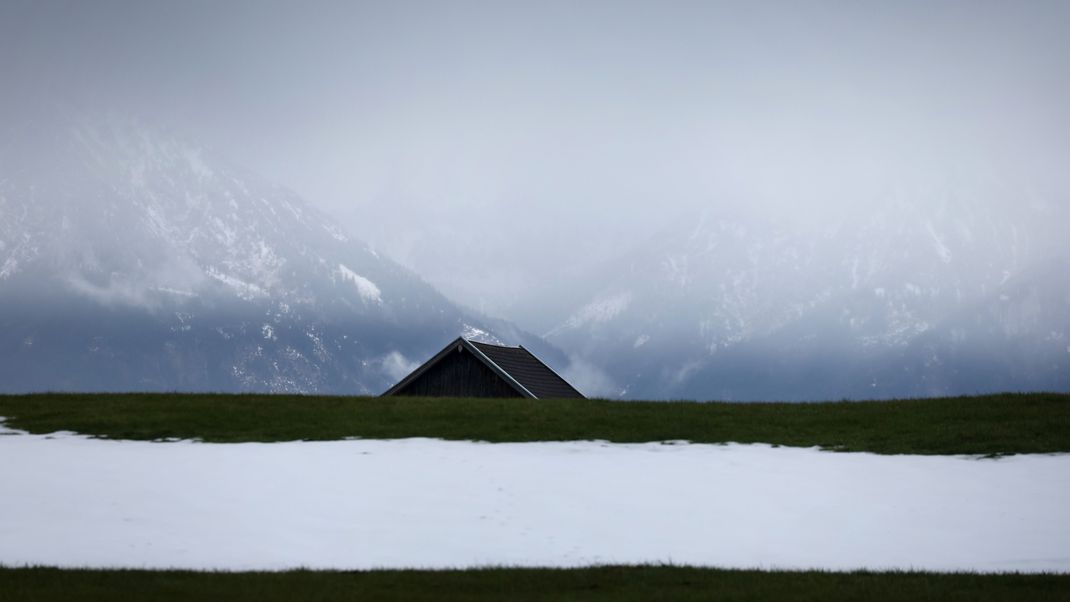 Trübes Wetter in Bayern.