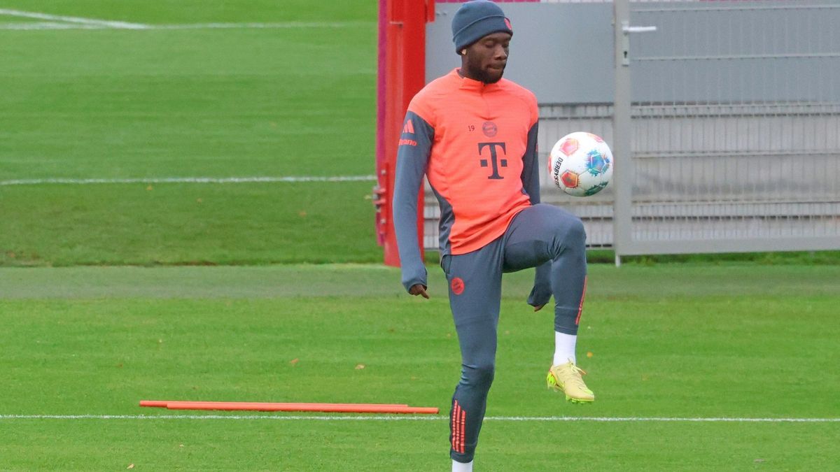 Wieder im Mannschaftstraining: Alphonso Davies