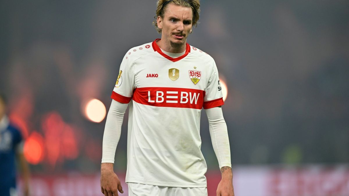 Nick Woltemade im Trikot der Stuttgarter