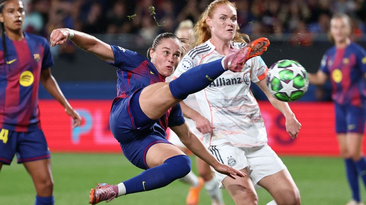 Gegen Stine Bellingsager erzielt Ewa Pajor das 2:0