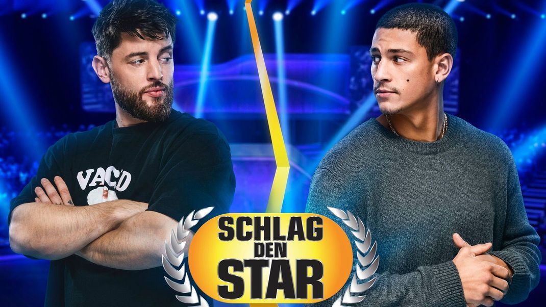 Rapper Bausa und Schauspieler Emilio Sakraya lieferten sich bei "Schlag den Star" ein packendes Duell.