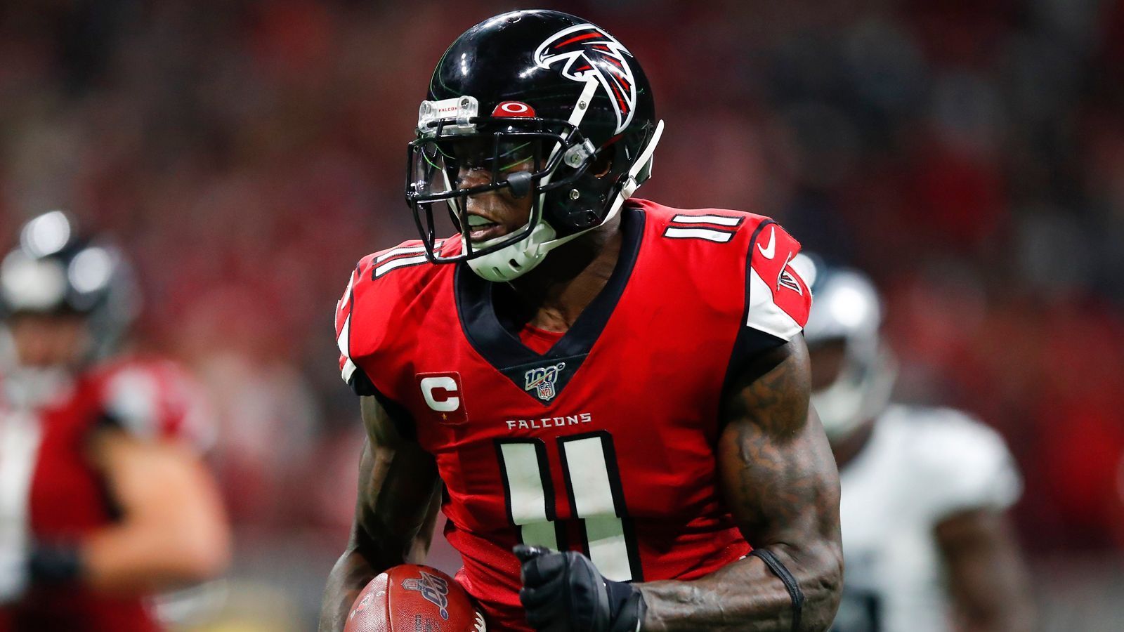 
                <strong>Platz 6 (geteilt): Julio Jones</strong><br>
                Jahresgehalt: 22 Millionen US-DollarAltanta FalconsWide Receiver
              