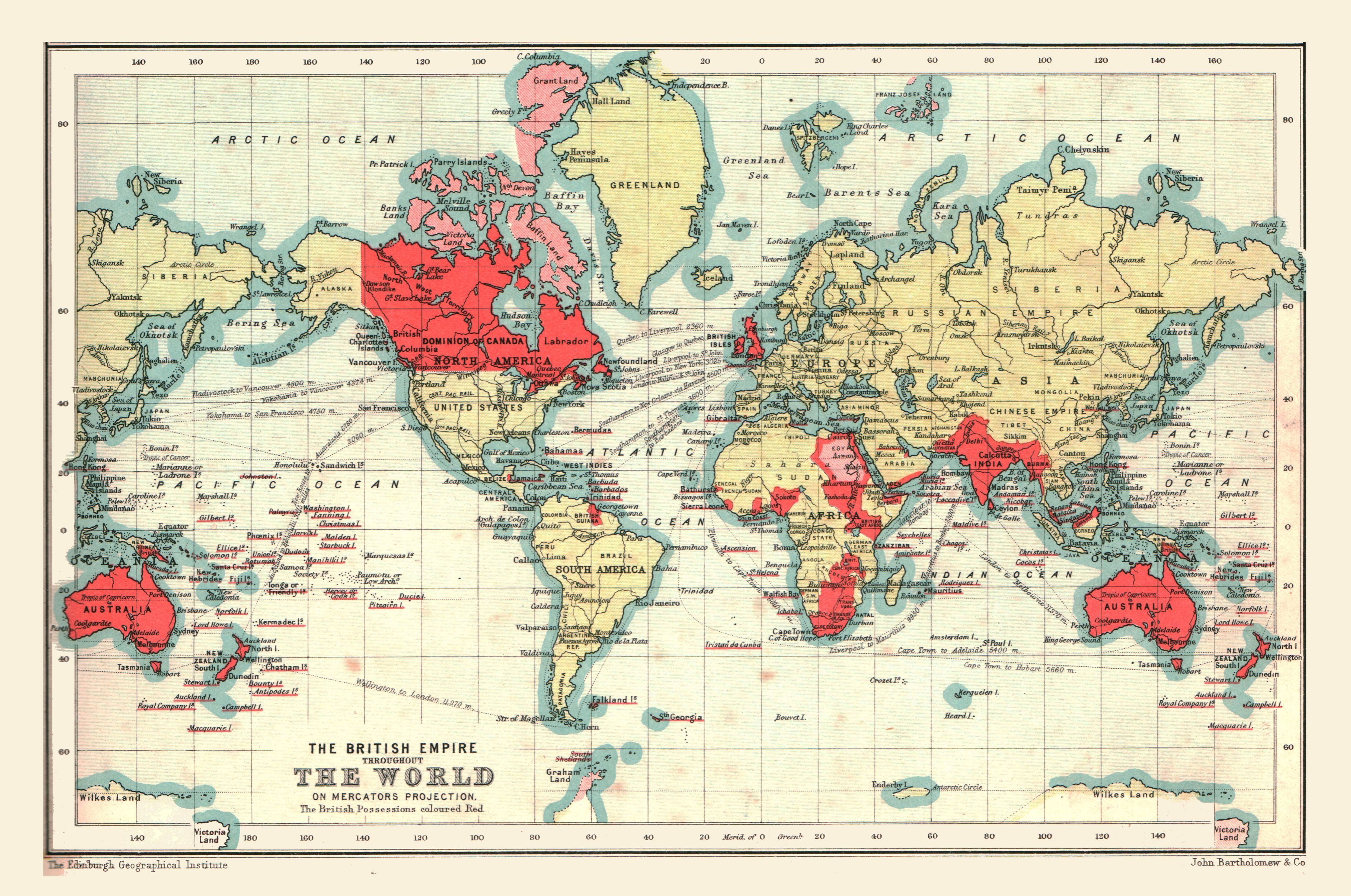 Das Britische Empire 1902