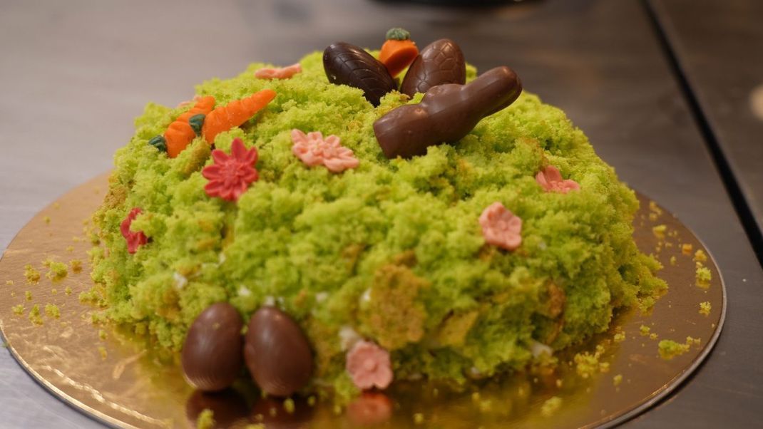 Sehr ausgefallener Look und super Geschmack: Wir zeigen, wie du den  Moos-Kuchen selber machst.