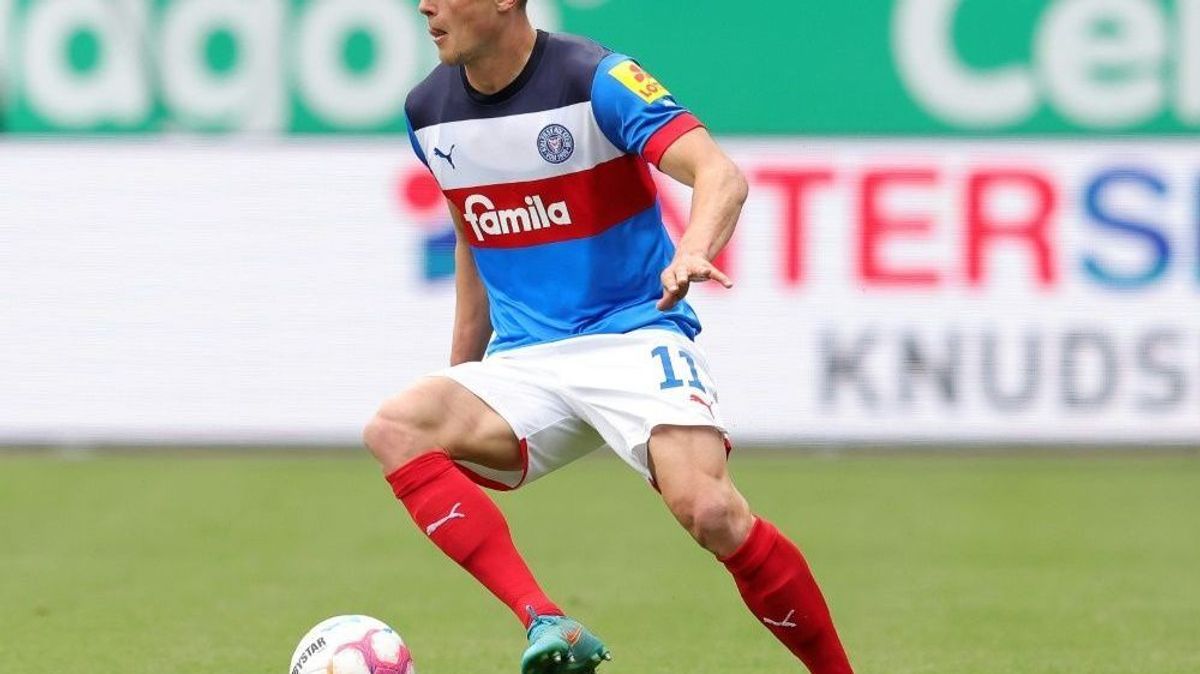 Fabian Reese erzielt den dritten Kieler Treffer
