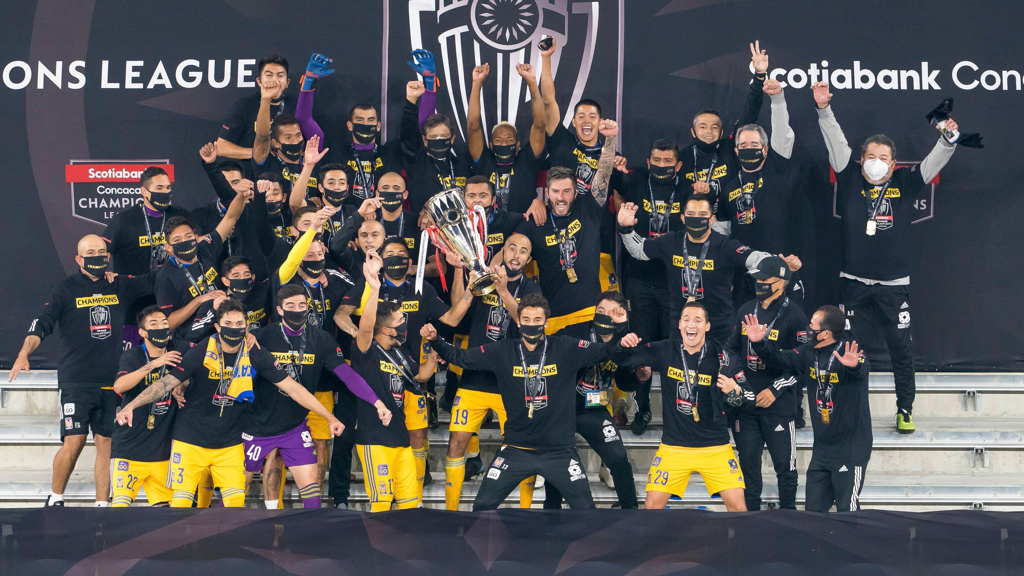 
                <strong>UANL Tigres (Champions-League-Sieger aus dem Verband Nord-, Mittelamerika und Karibik)</strong><br>
                Die Mexikaner gewannen im vergangenen Jahr zum ersten Mal in der Vereinsgeschichte die CONCACAF Champions League der Vereine aus Nord- Mittelamerika und der Karibik. Tigres setzte sich im Finale gegen Los Angeles Football Club aus den USA durch. Nach 0:1-Rückstand drehten die Tigres de la Universidad Autónoma de Nuevo León, wie die Mannschaft mit vollem Namen heißt, die Partie dank Toren von Hugo Ayala (72.) und André-Pierre Gignac (84.) erst spät und krönten sich somit zum Champion. 
              