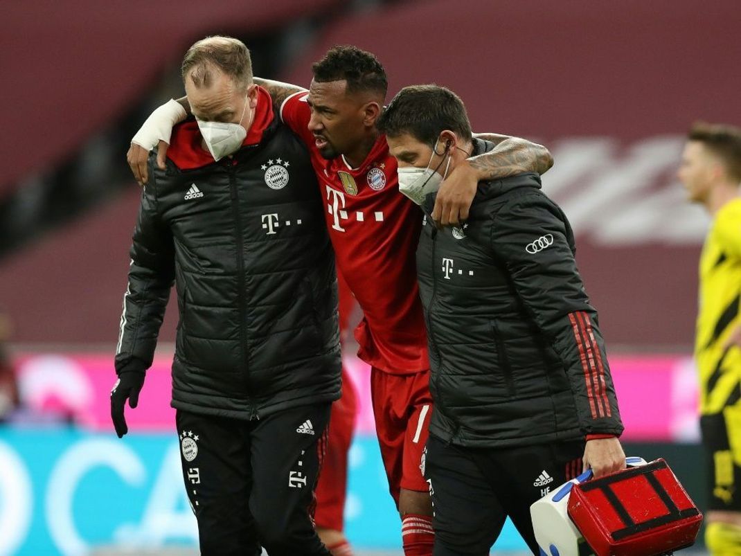 Jerome Boateng musste verletzt ausgewechselt werden
