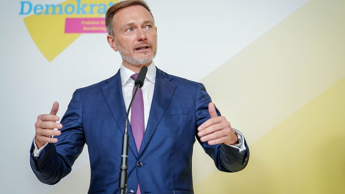 Christian Lindner (FDP), Bundesminister der Finanzen und FDP-Parteivorsitzender.