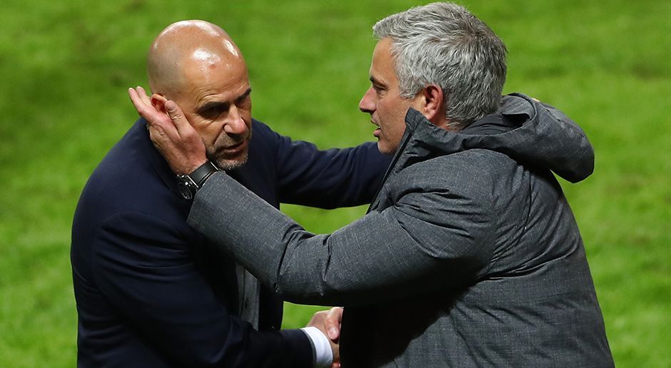 
                <strong>Die Karriere des Peter Bosz</strong><br>
                Auch in der Europa League greift Ajax nach dem Titel. Nachdem in den K.o.-Runden unter anderem der FC Schalke 04 und Olympique Lyon ausgeschaltet werden, wartet im Finale das Star-Ensemble von Manchester United um Teammanager Jose Mourinho (re.).
              