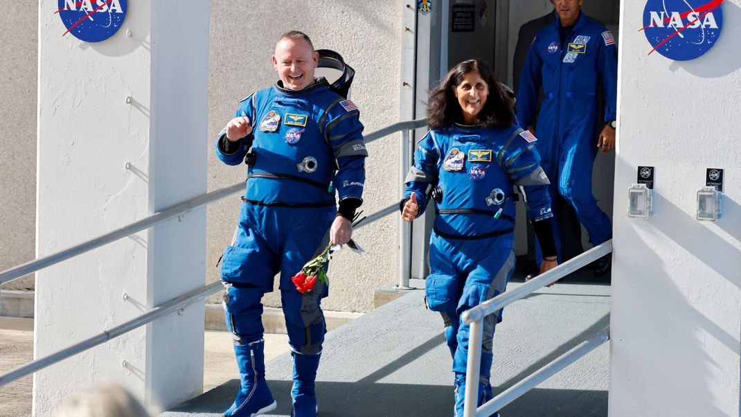 Zwei Astronaut:innen sind seit Juni 2024 auf der ISS. (Archivbild)