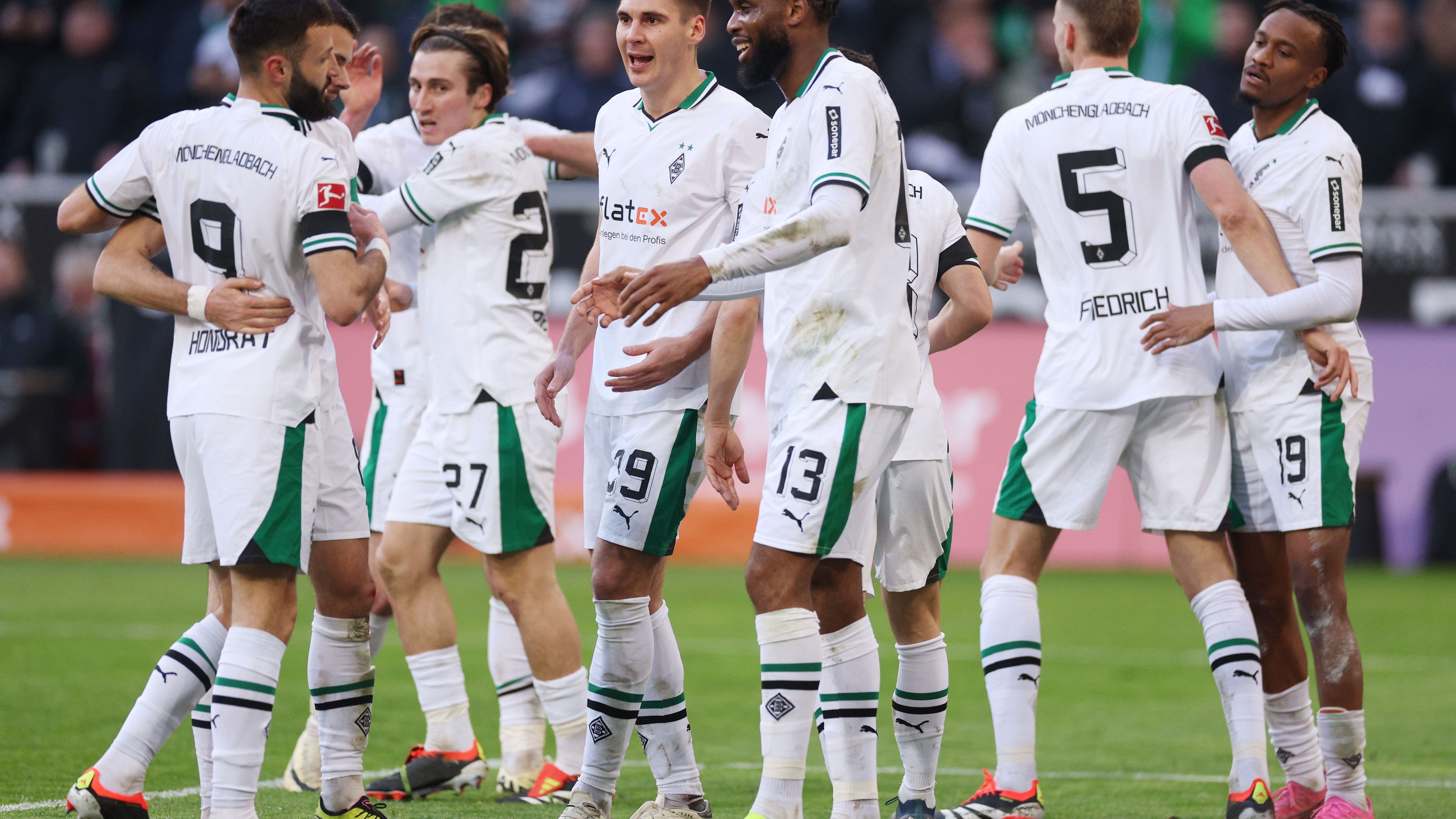 <strong>Borussia Mönchengladbach</strong><br>Aktuelle Platzierung: 11.<br>Mögliche Platzierungen: 6. - 18.&nbsp;<br>Restprogramm: Dortmund, Hoffenheim, Berlin, Bremen, Frankfurt, Gladbach