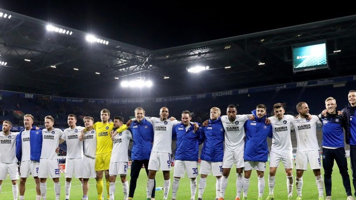 Karlsruhe feiert den Aufstieg in die 2. Bundesliga