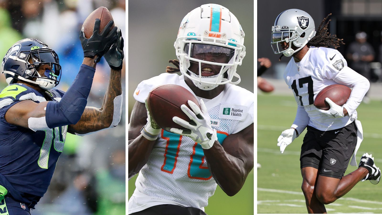 <strong>Top-Verdiener unter Wide Receivern</strong><br>
                Die Miami Dolphins hauen einen historischen Vertrag raus und verändern so das Ranking der bestbezahlten Wide Receiver.&nbsp;&nbsp;<em><strong>ran</strong></em> fasst die aktuelle Top 15 der Top-Verdiener zusammen, sortiert nach dem Gesamtvolumen. <em>(Quelle: spotrac.com, Stand: 3. August 2024)</em>