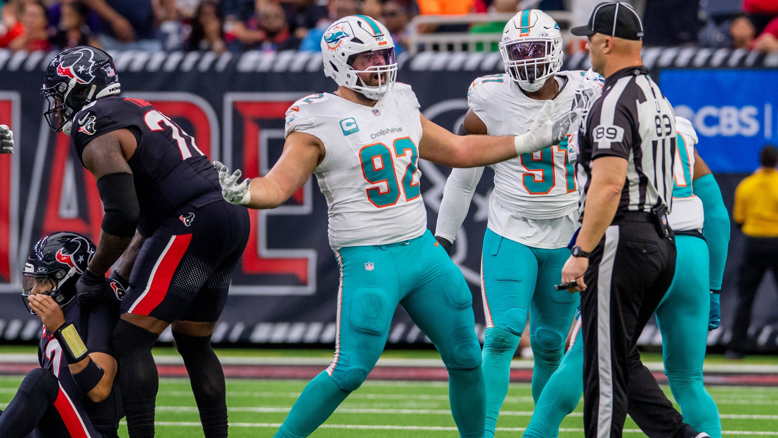 <strong>Platz 27: Miami Dolphins</strong><br>Sacks: 35<br>Team-Leader: Zach Sieler (10 Sacks)