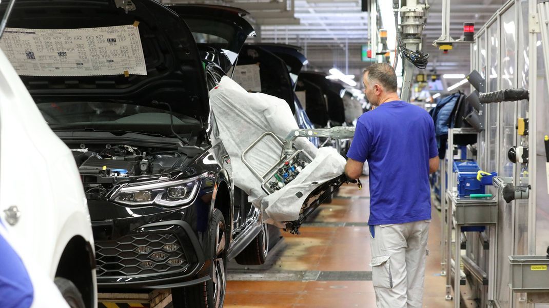 Das VW-Werk in Wolfsburg, Niedersachsen,
