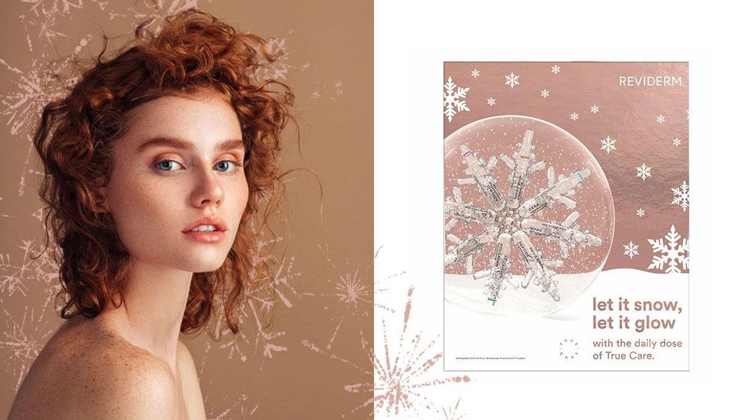 24 Ampullen mit reichlich Pflege- und Beauty-Boost Wirkstoffen: Der Adventskalender von REVIDERM "let it snow, let it glow" ist für 89,00 € online unter eviderm.com zu erhalten.